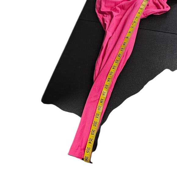 Smash + Tess x Barbie V-Neck Short Sleeve Jumpsuit Romper, Pink, Size XS - Picture 8 of 8